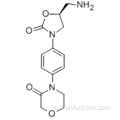 3-морфолинон, 4- [4 - [(5S) -5- (аминометил) -2-оксо-3-оксазолидинил] фенил] - CAS 446292-10-0